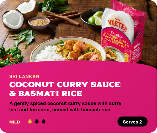 Coconut Curry Sauce & Basmati Rice
