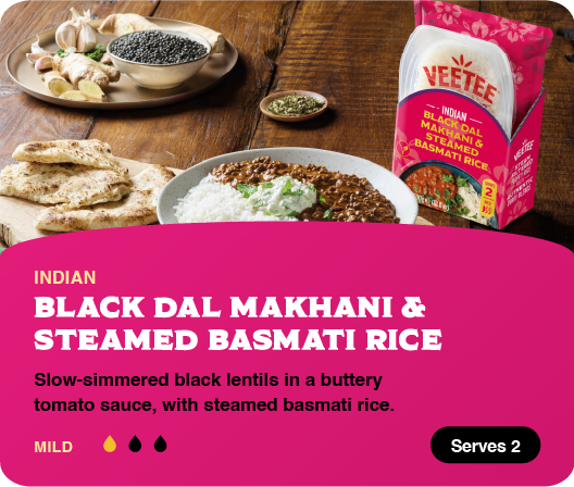 Black Dal Makhani & Steamed Basmati Rice