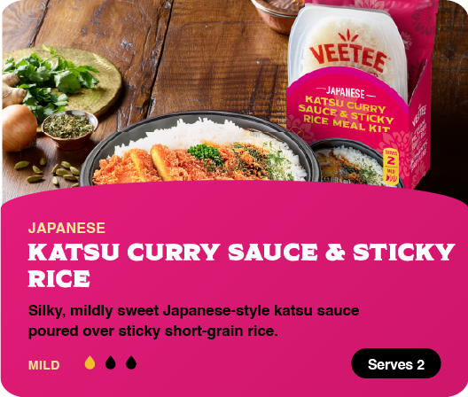 Katsu Curry Sauce & Sticky Rice