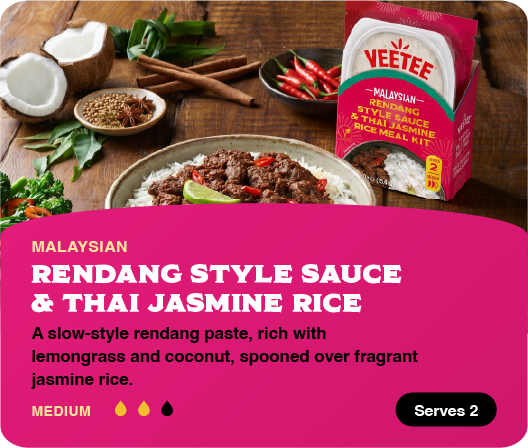 Rendang Style Sauce & Thai Jasmine Rice